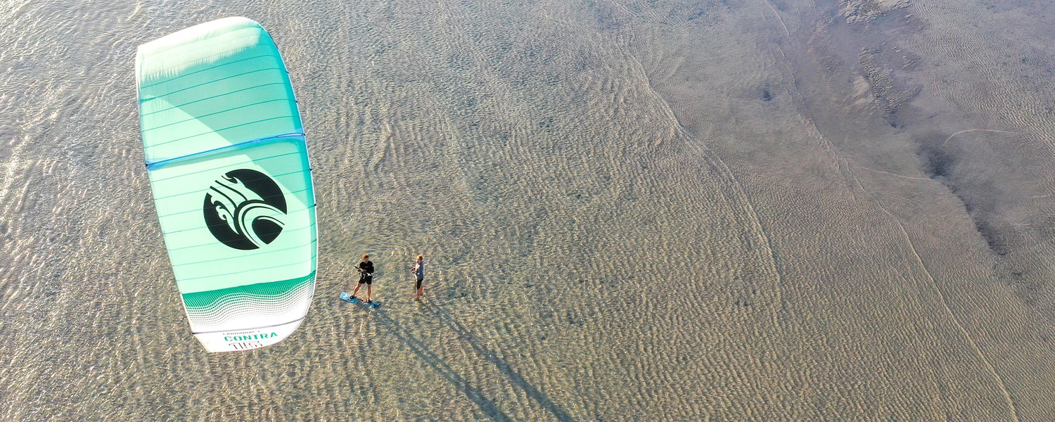 obrzek contra nafukovaci kite Začátečnický